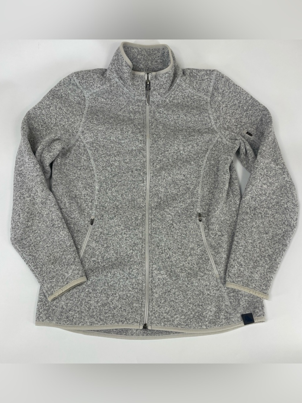 L.L. Bean Heather Gray Full-Zip Jacket